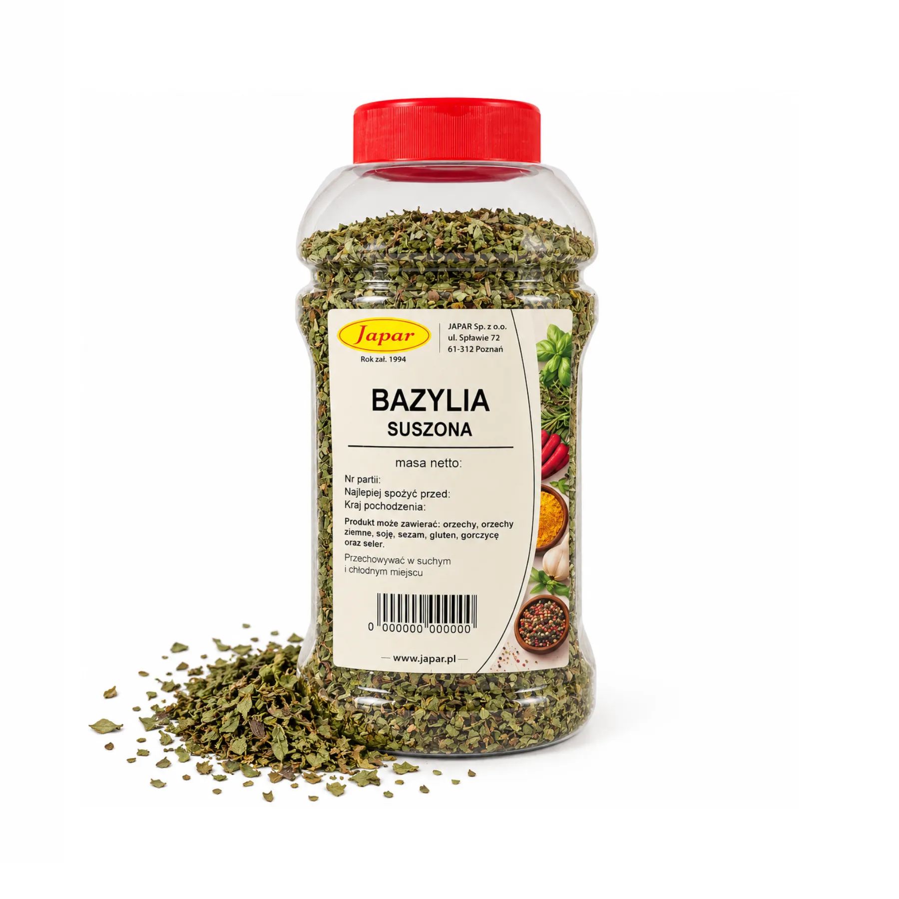 bazylia_suszona_300g Bazylia suszona 300 g - obrazek 1