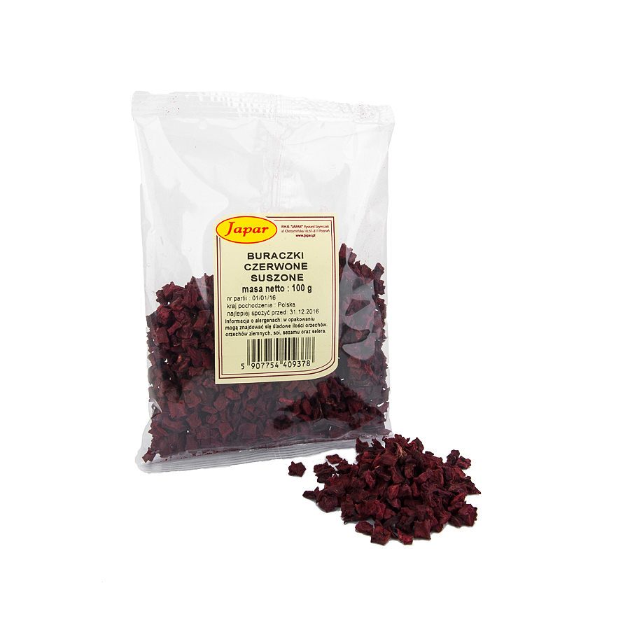 buraczki_czerwone_suszone_100_g Buraczki suszone 100 g - obrazek 1