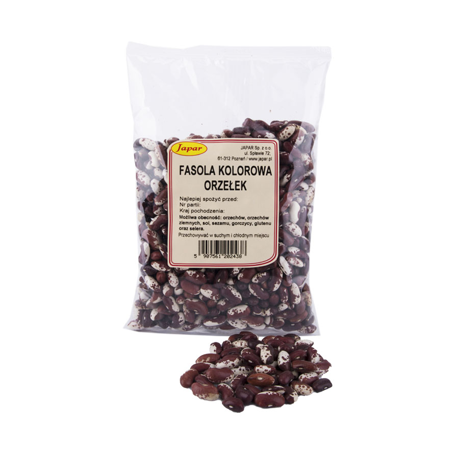 fasola_orzelek_500g Fasola kolorowa orzełek 500 g - obrazek 1