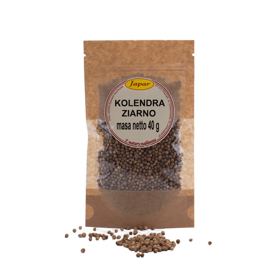 kolendra Kolendra suszona ziarno 40 g - obrazek 1