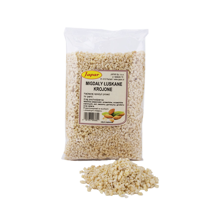 migdaly_krojone_500g_2011980381 Migdały krojone (kostka) 500 g - obrazek 1