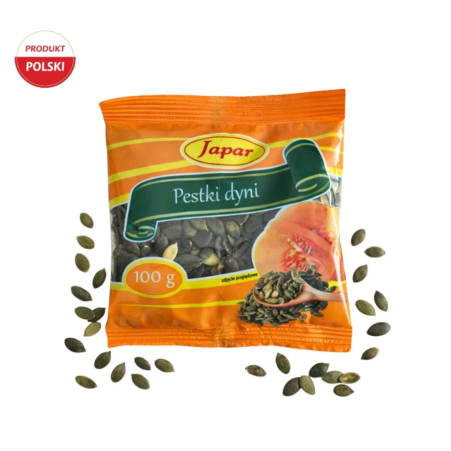 pestki_dyni_luskane_100g Pestki dyni bezłupinowe (polskie) 100 g - obrazek 1