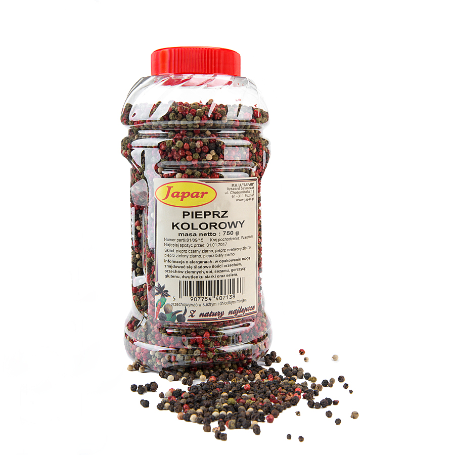 pieprz_kolorowy_750_g Pieprz kolorowy ziarno 750 g - obrazek 1