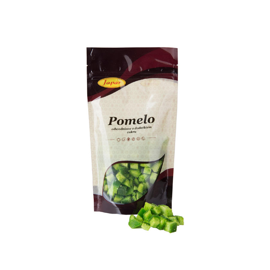 pomelo_130g_kostka Pomelo odwodnione z dodatkiem cukru 130 g - obrazek 1