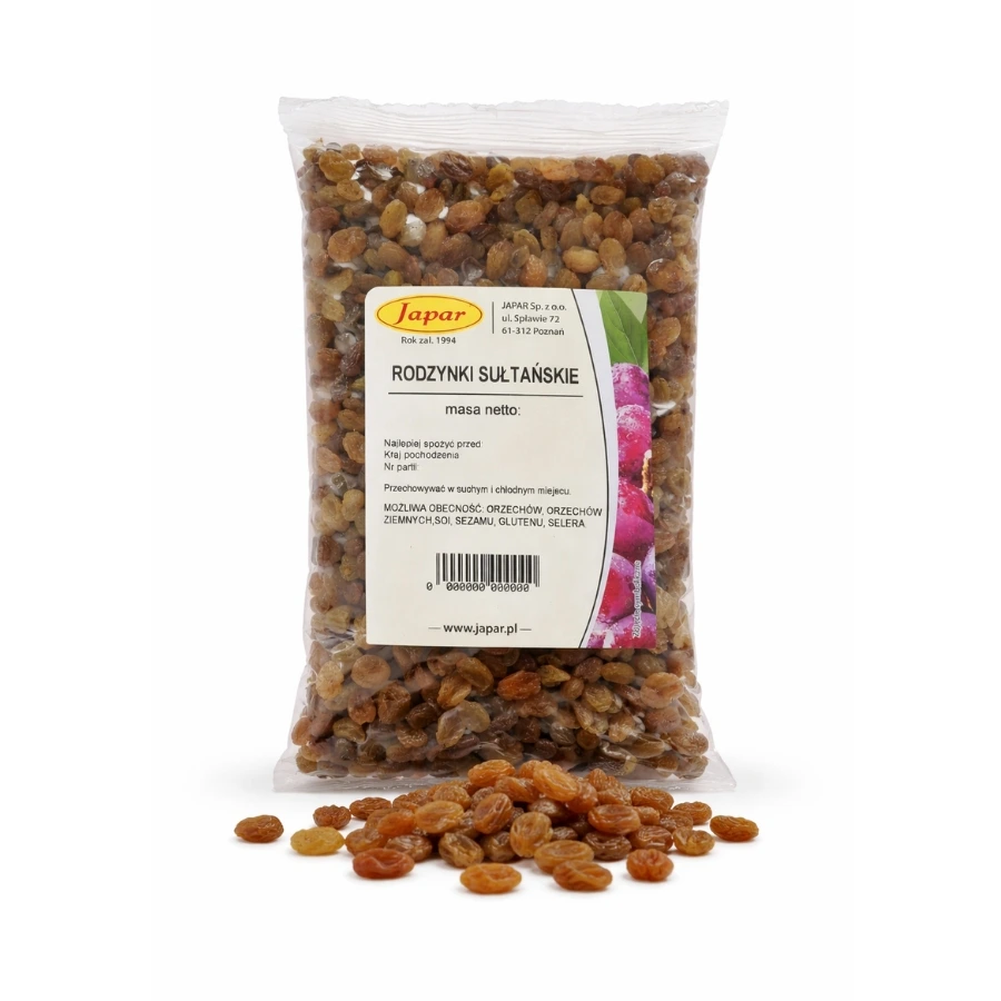 rodzynki_sultanskie_500g Rodzynki sułtańskie 500 g - obrazek 1