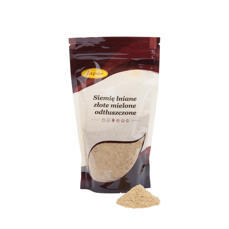 siemie_lniane_zlote_mielone_200g Siemię lniane złote mielone odtłuszczone 200 g - obrazek 1