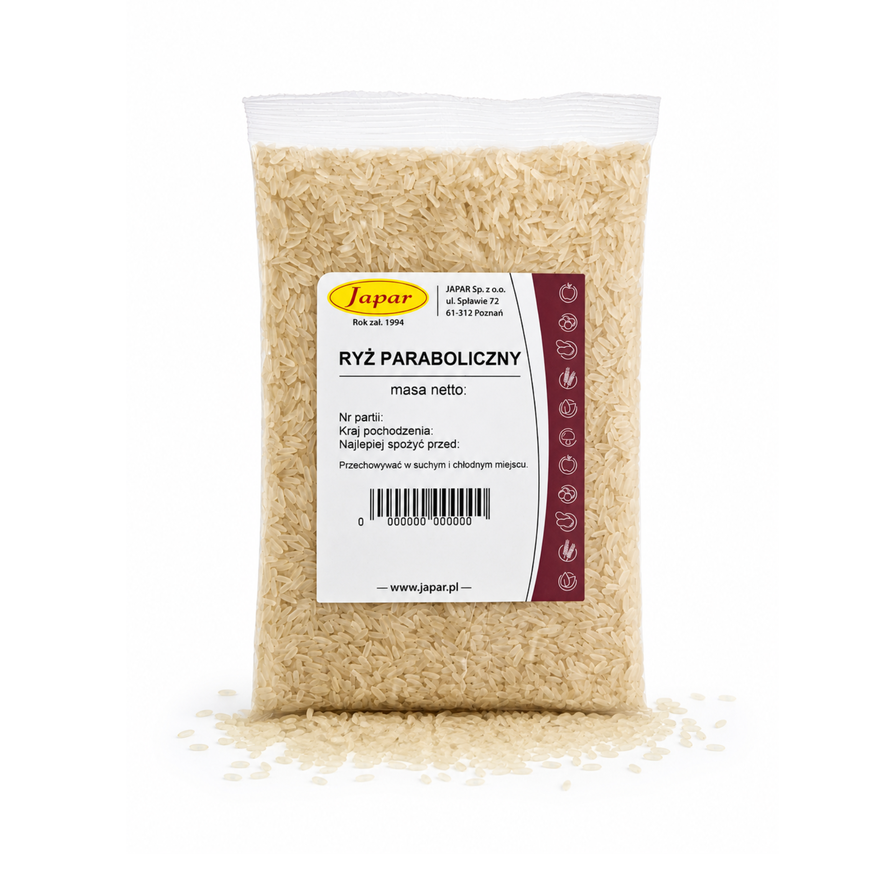 ryz_paraboliczny_500g ryż paraboliczny 500 g