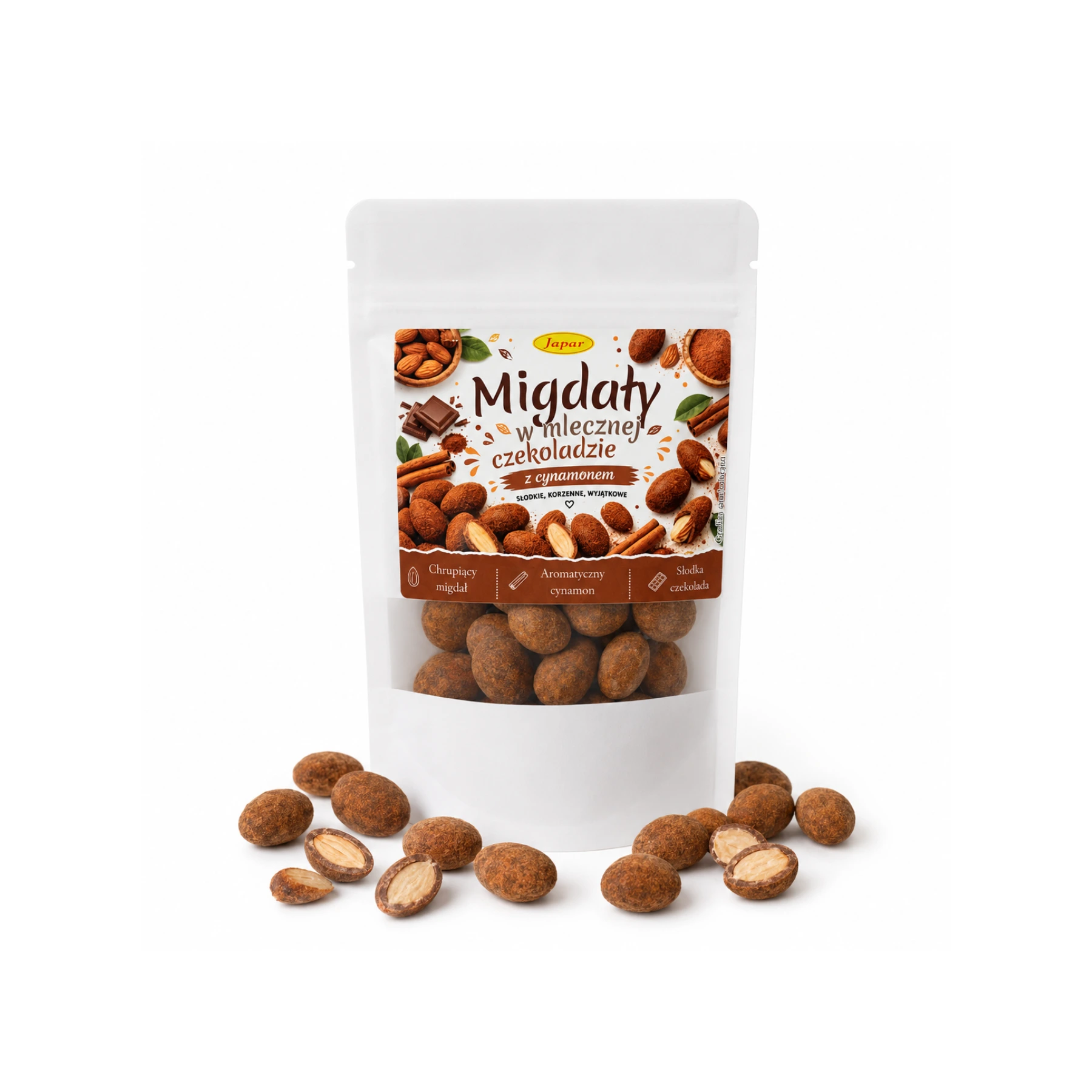 migdaly_w_mlecznej_czekoladzie_z_cynamonem_100g Migdały w mlecznej czekoladzie z cynamonem 100 g - obrazek 1