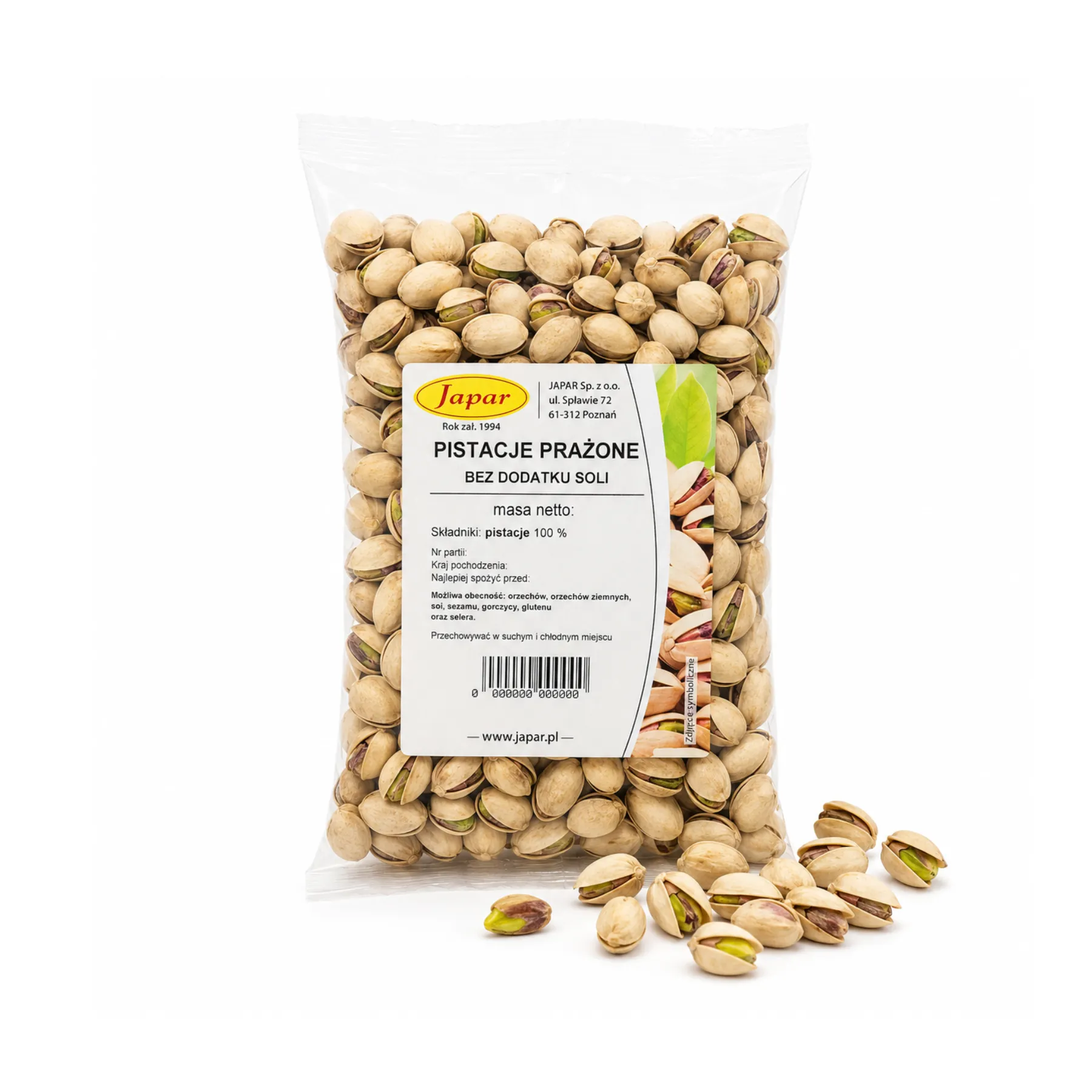 pistacje_prazone_bez_dodatku_soli_400g Pistacje prażone bez dodatku soli 400 g - obrazek 1