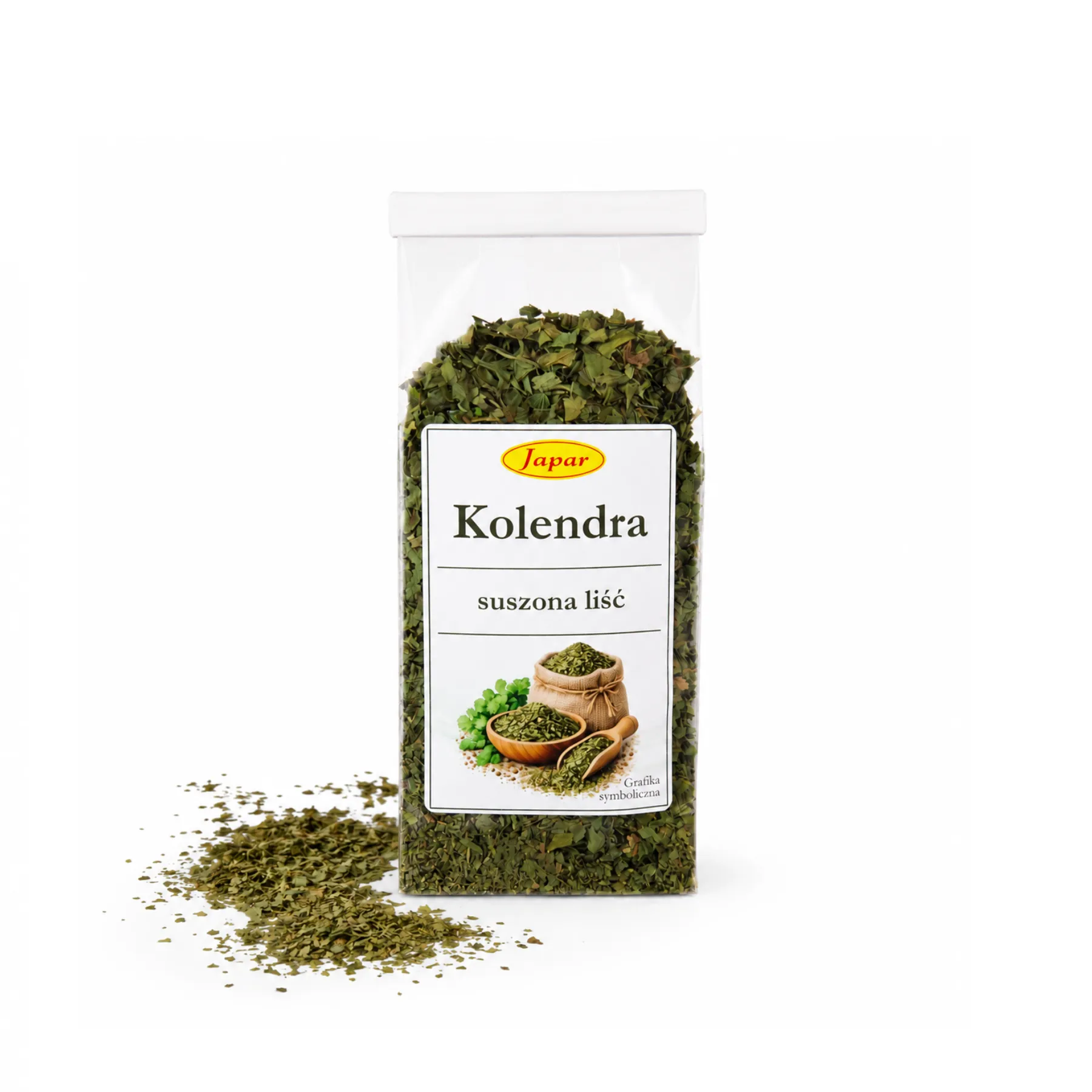 KOLENDRA_SUSZONA_LISC_20G Kolendra suszona liść 20 g - obrazek 1