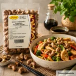 Orzechy nerkowca ze skórką prażone solone 150 g - obrazek 5