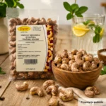 Orzechy nerkowca ze skórką prażone solone 150 g - obrazek 3